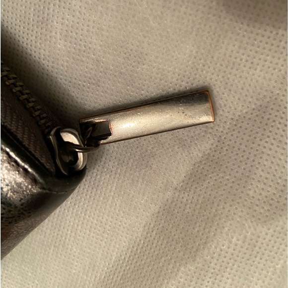 Silver Metallic Tory Burch Wallet - Picture 8 of 10